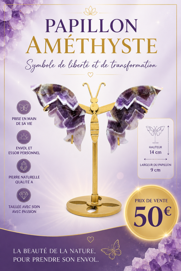 papillon amethyste