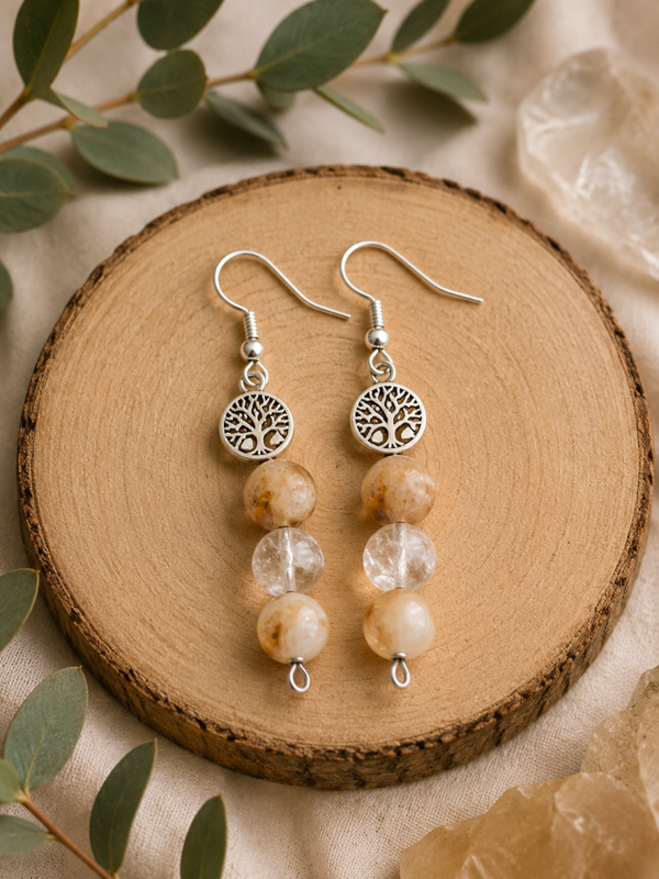 boucle citrine modele aleatoire