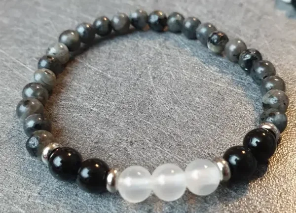 bracelet triple labradorite