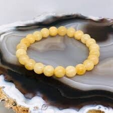 bracelet calcite orange