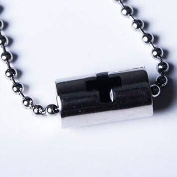 Andrew Christian Cross Barrel Necklace