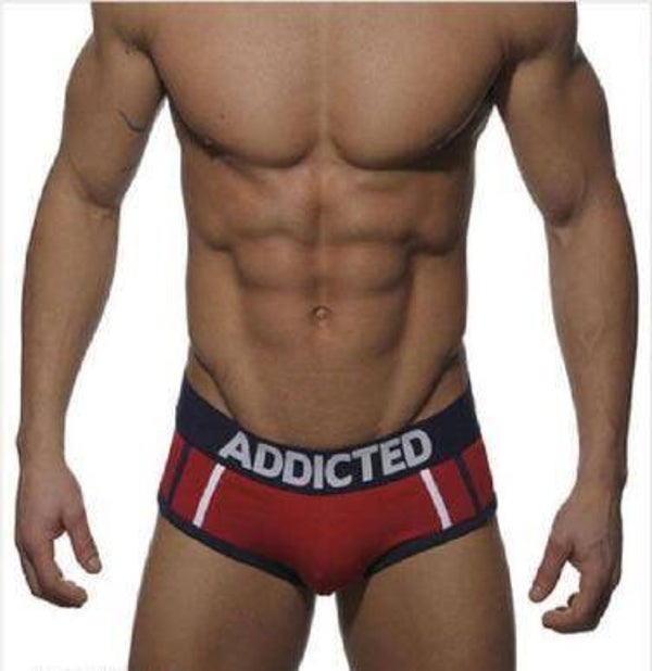 Addicted 2 Tone Color Brief rood wit