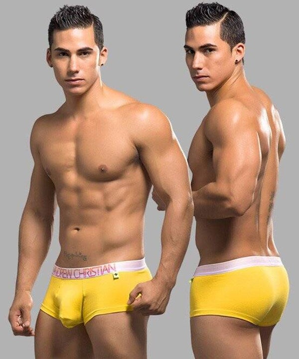 AC Almost Naked Tagless Boxer Geel