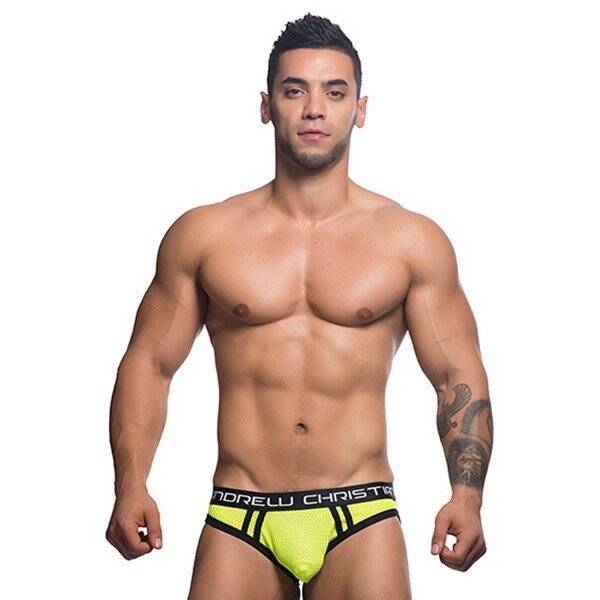 AC Air Mesh Jock Almost Naked geel