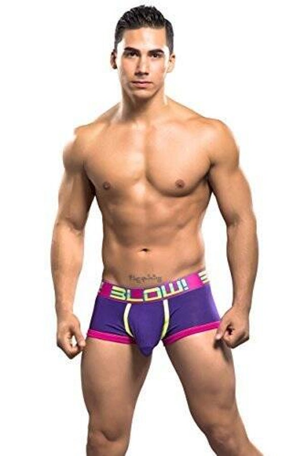AC Blow Almost Naked Tagless Boxer Purple
