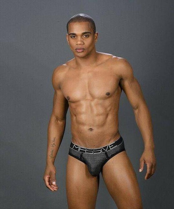AC Massive Glam Brief Zwart Zilver