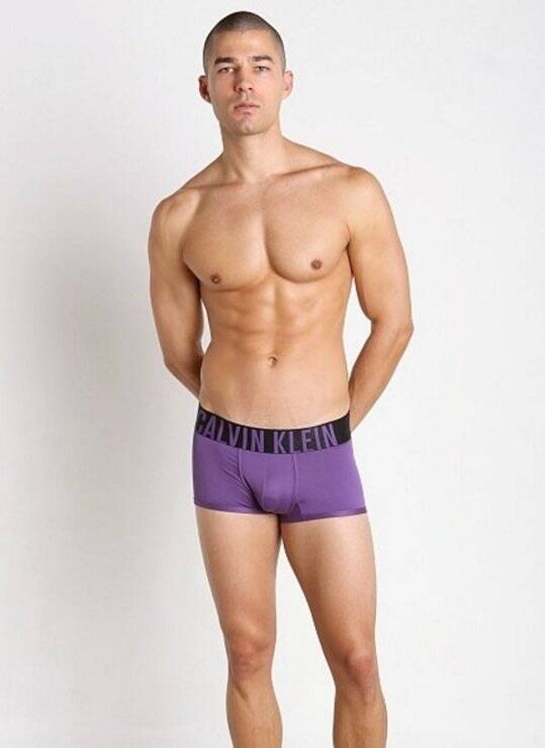 Calvin Klein Intense Power Micro Low Rise Trunk Purple