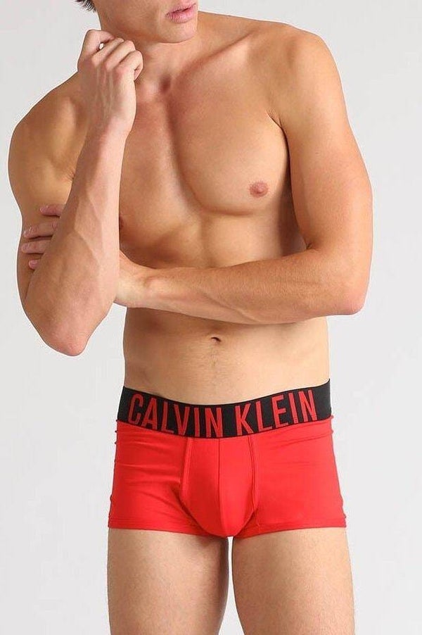 Calvin Klein Intense Red Cotton Trunk mt L
