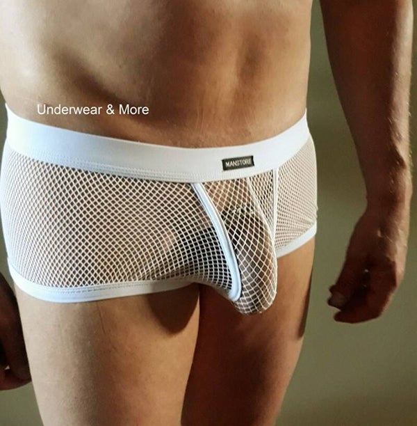 Manstore Mesh Boxer White