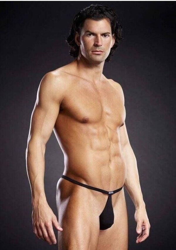 Pouch G-String Black Demon