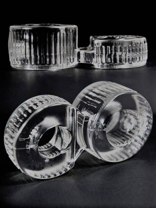 Dubbele Cock en Ball ring Clear