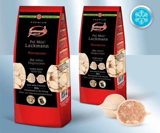 Пель-Мини "Имперские" с говядиной и куриными бедрышками  4250370588561