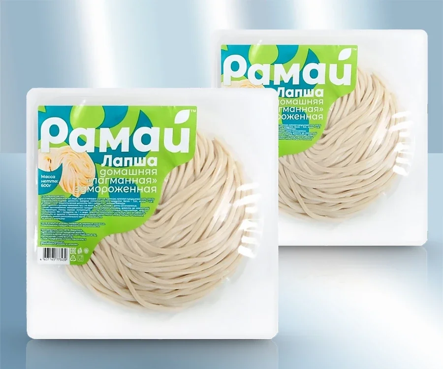 Лапша домашняя "лагманная" 600gr