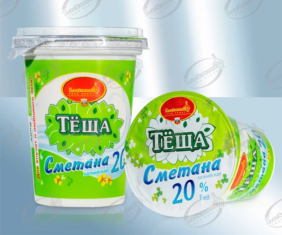 Сметана Тёща 20% 360 gr 4250370557918