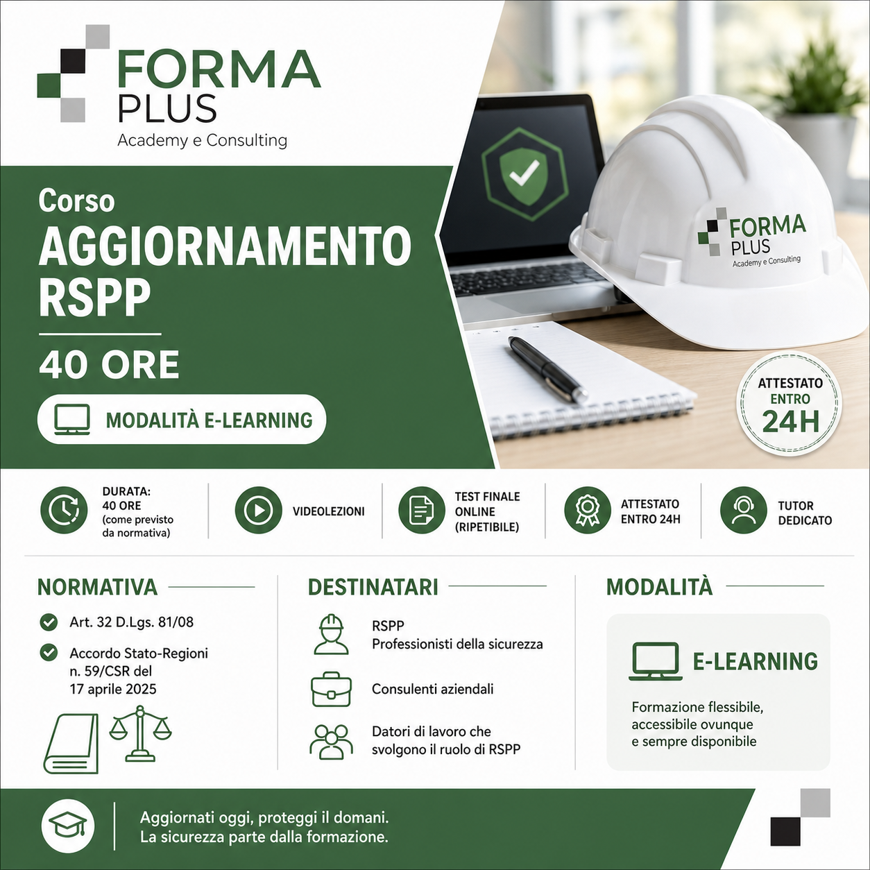 Corso Aggiornamento RSPP 40 Ore
