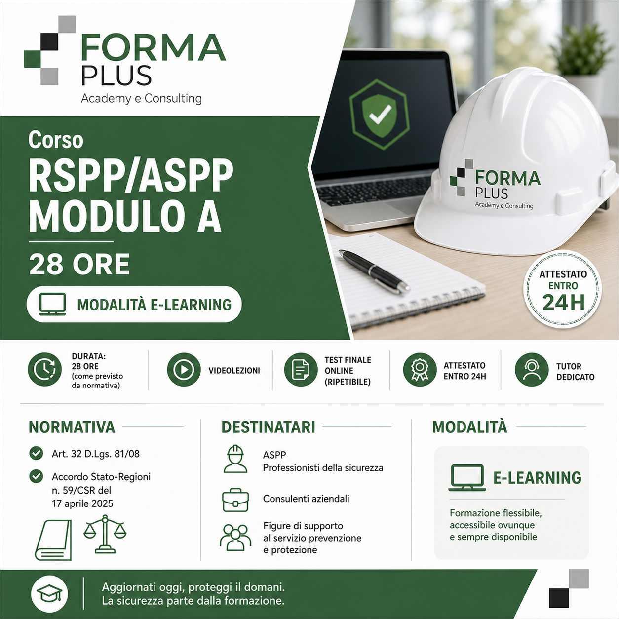 Corso RSPP/ASPP Modulo A 28 Ore
