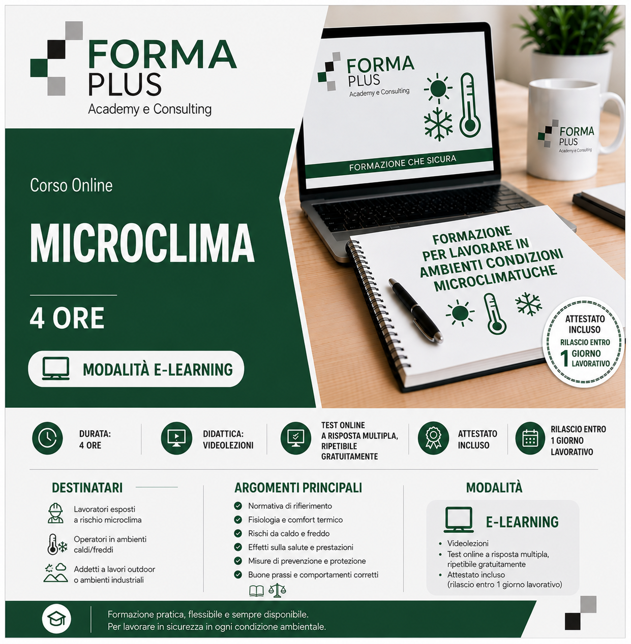 Microclima – 4 ore