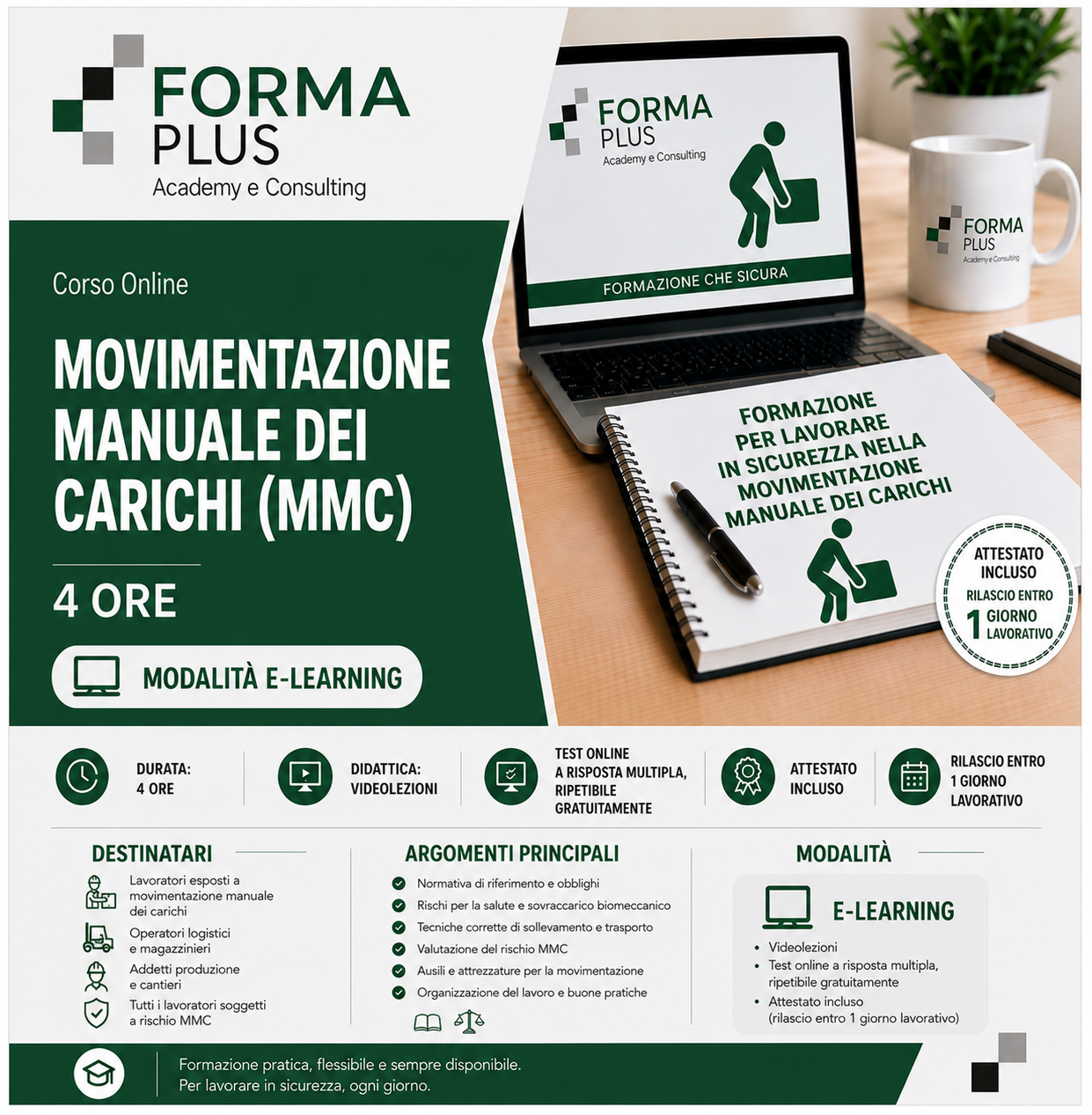Movimentazione Manuale dei Carichi (MMC) – 4 ore