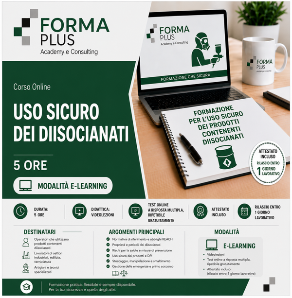 Uso Sicuro dei Diisocianati – 5 ore