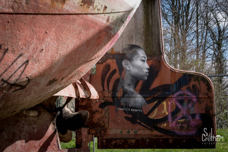 Grafitti in Doel