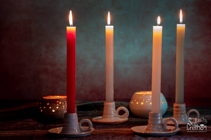 unieke handgemaakte kaarsenhouders