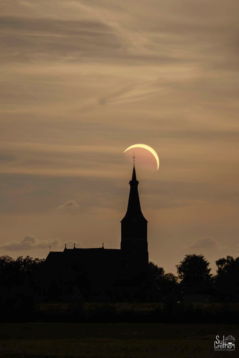 zonsverduistering 2026 Prosperpolder
