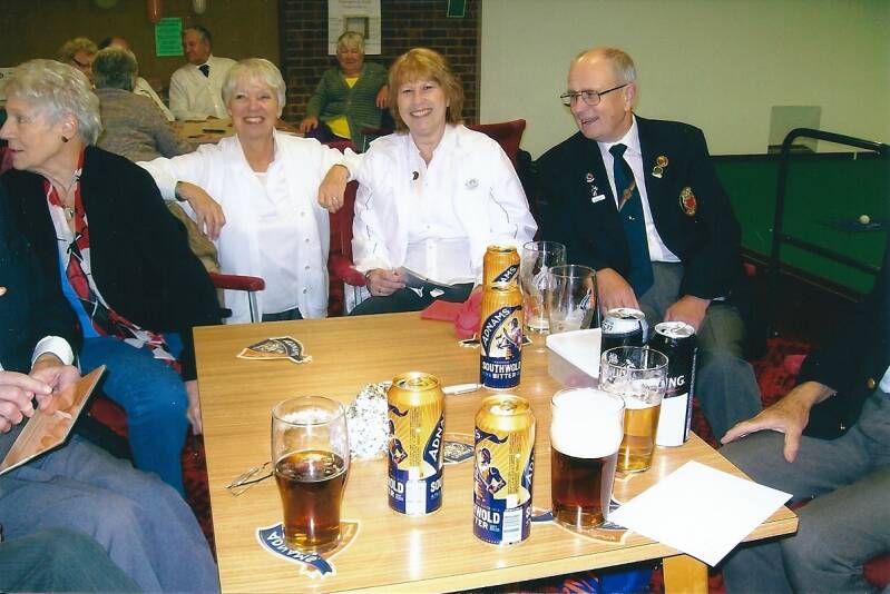 Hazel Ward, Pam Shoobridge, Margaret, Ron Purcell