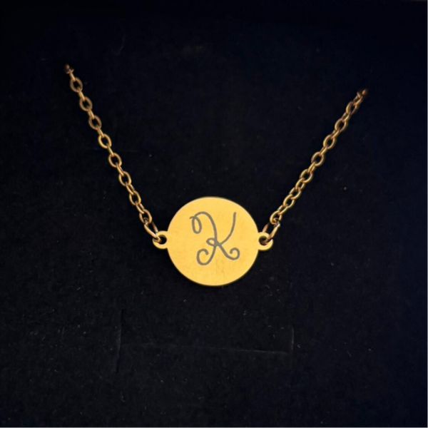 Armbandje 1 disc letter