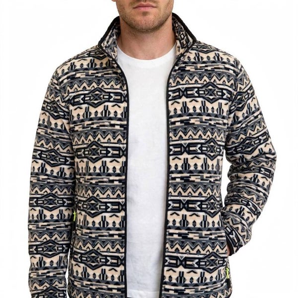 Felpa Pile Uomo con Cerniera - Giubbino Maglione Cardigan Zip Caldo - Pile Invernale con Tasche - Regular Fit