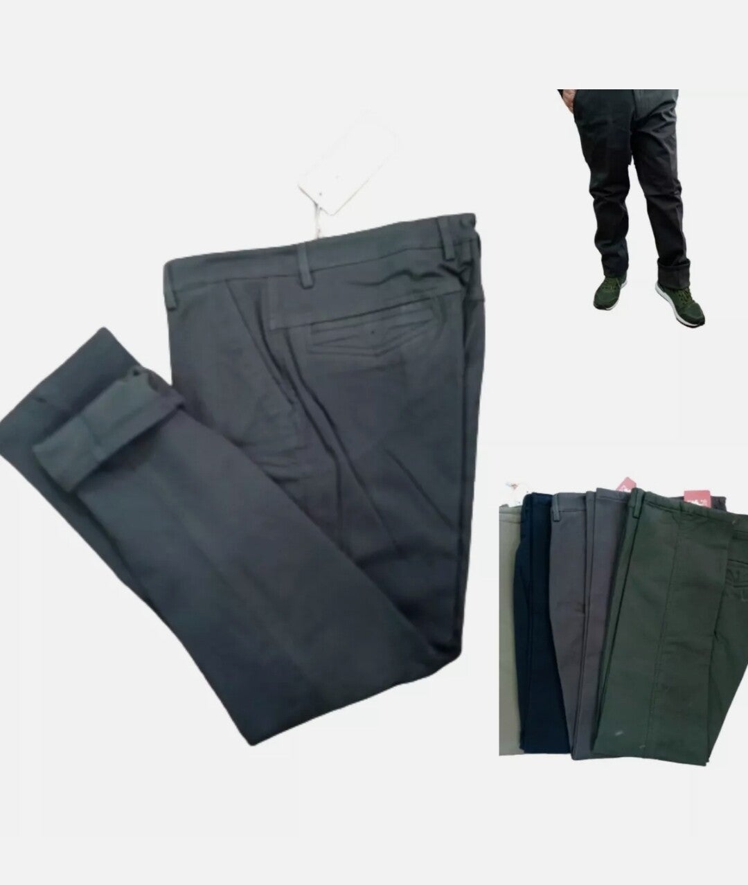 PANTALONE  CLASSICO INVERNALE FELPATO INTERNAMENTE