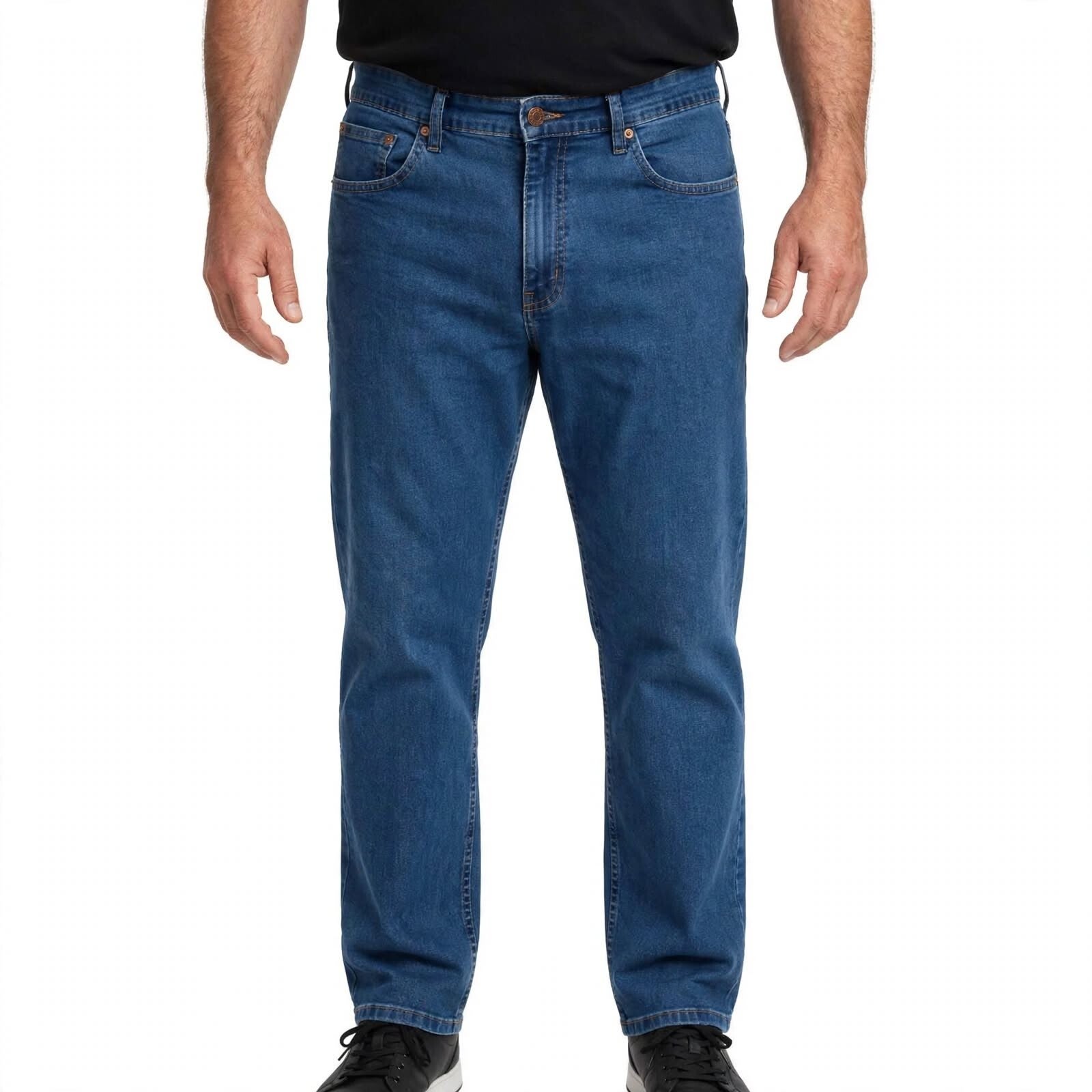 Jeans Uomo Estivo Paladino - Pantalone Leggero - Elasticizzato - Vita Alta Gamba Dritta - Taglie 44-64
