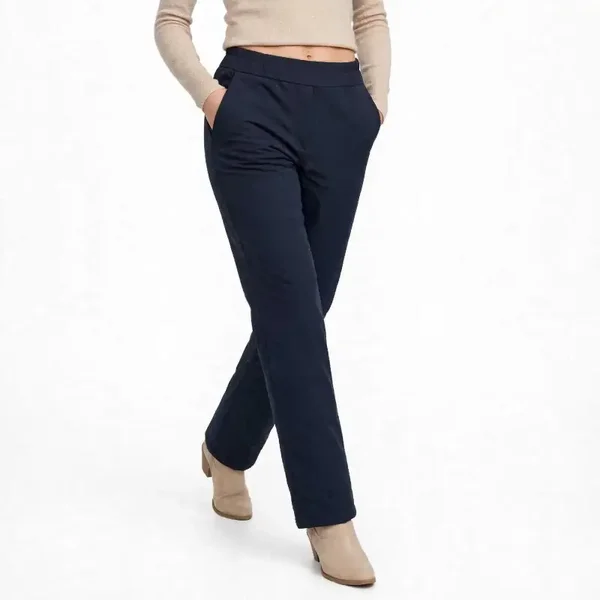 Pantalone Donna Invernale Elasticizzato - Vita Alta - Affusolato - S alla XL