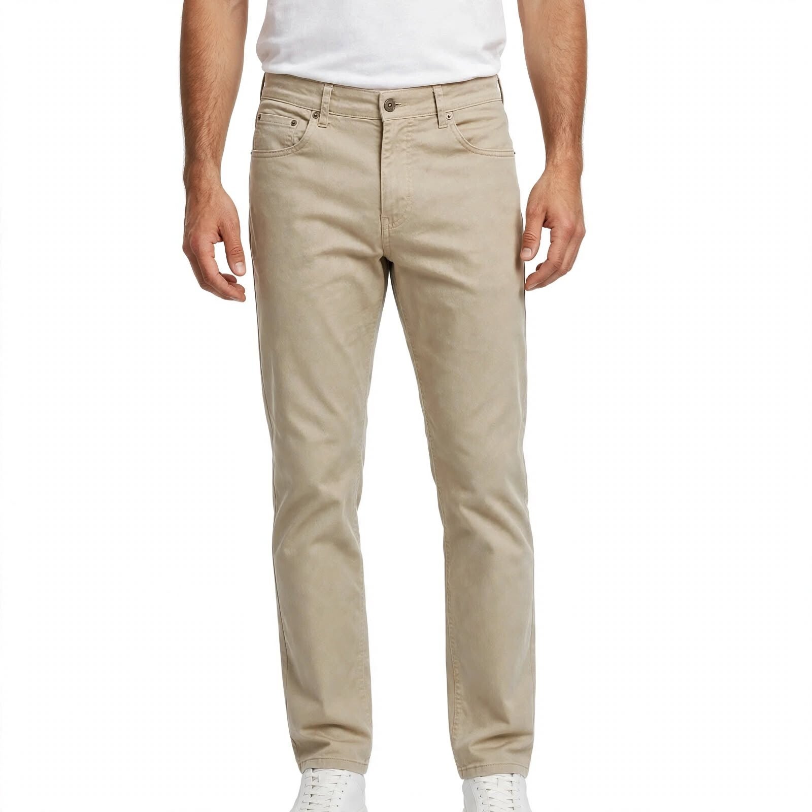 Pantalone Uomo Mastino - Leggerissimo Estivo - 98% Cotone Elasticizzato- - vita alta - regular fit - taglie 44-64