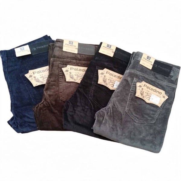 Pantaloni Uomo in Velluto a Costine - Invernale 5 Tasche - Regular Fit