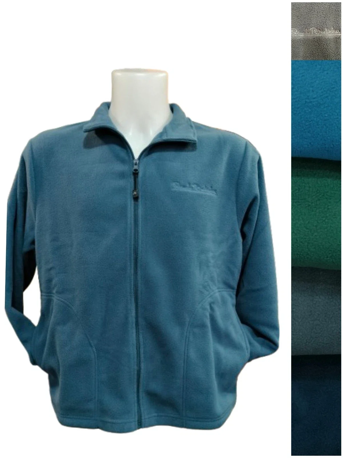 Cardigan uomo in pile con cerniera RENATO BALESTRA Maglione uomo CAMICIA PILE