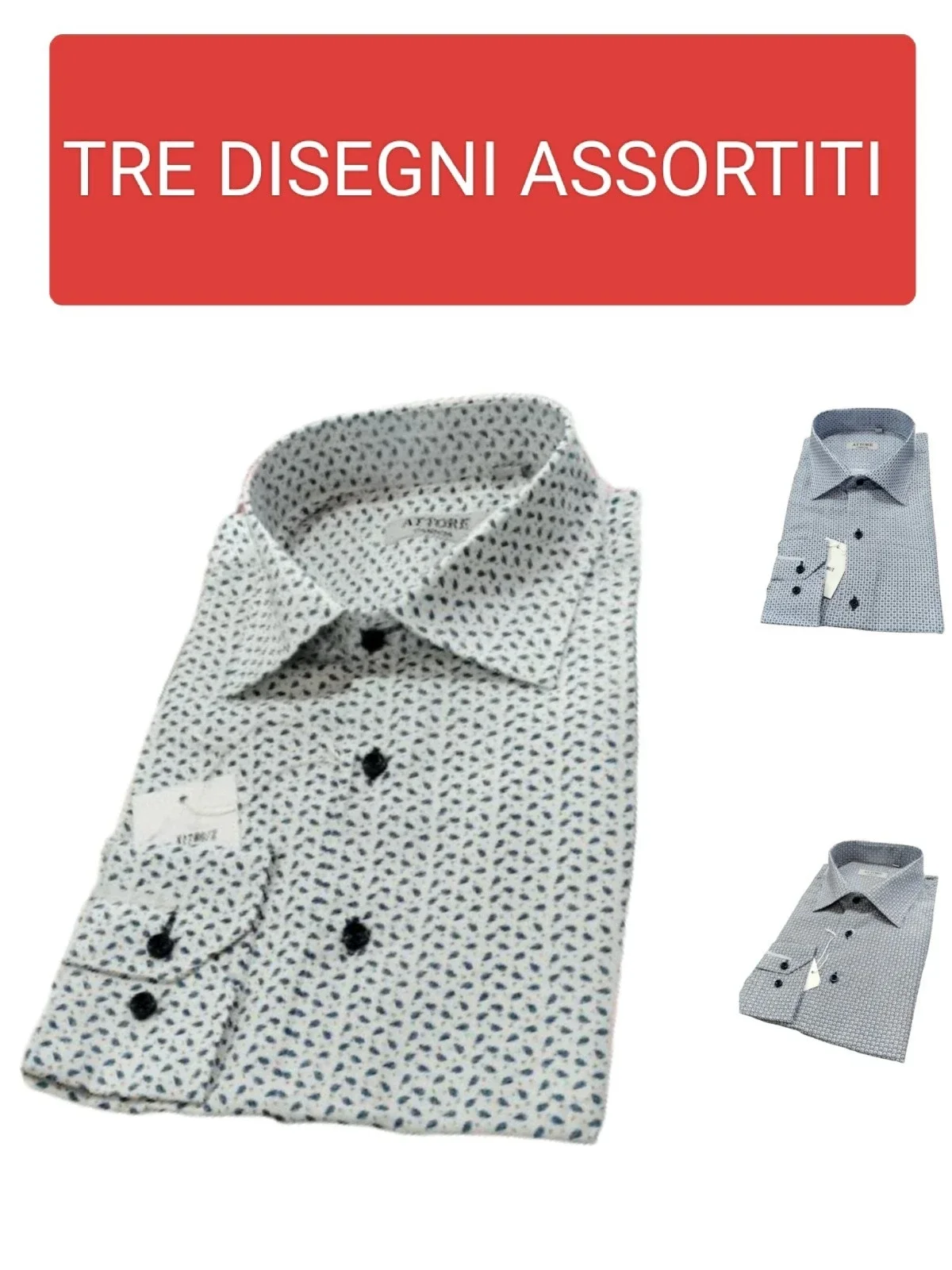 camicia uomo Elegante Attore collo botton down regular fit manica lunga cotone