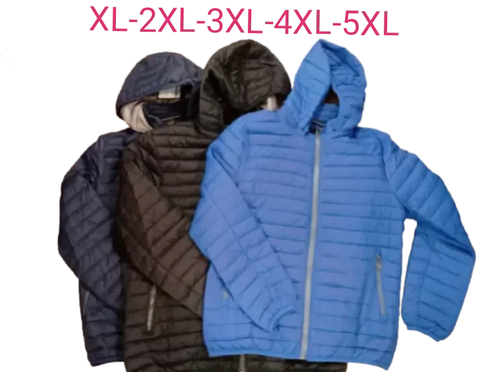piumino uomo 100 grammi invernale regular fit cappuccio removible taglie forti