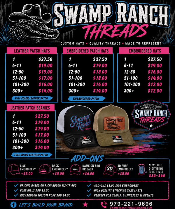 Embroidery Hats