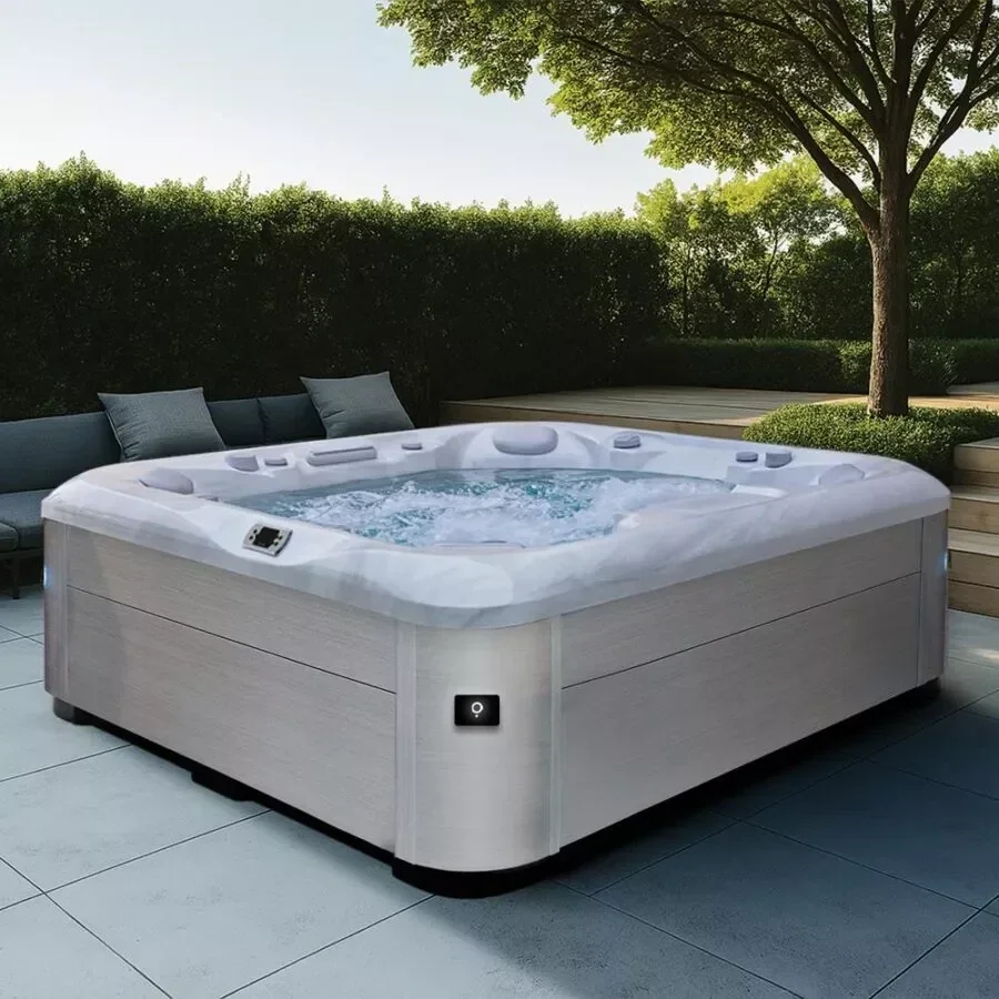 Aquasolus NaturaBalance Calma 38 jets 7 places avec couverture thermique, marche pied et Bluetooth