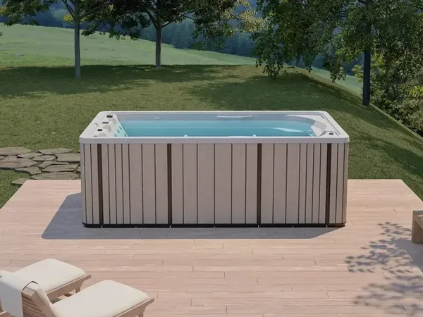SPA NE NAGE SWIMSPA AMAZONE INGROUND: 4 positions 500 x 230 x 138 cm 28 jets