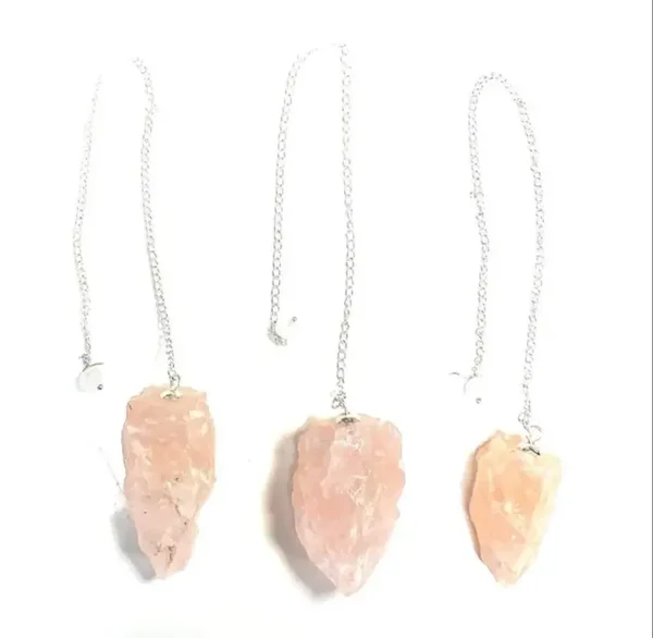 Råsten Rosenkvarts Pendel