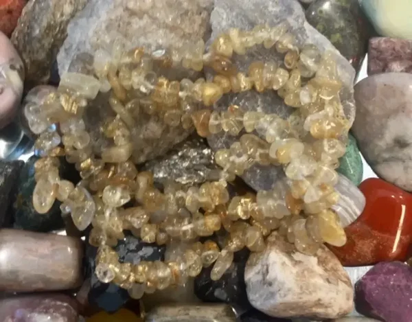 Armbånd Rutilkvarts Chips