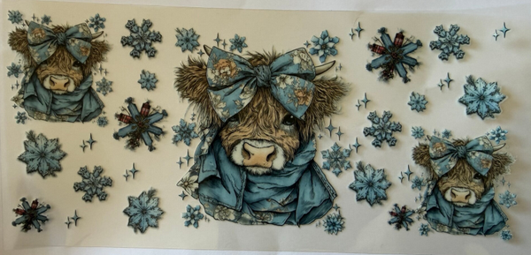 Blue Snowflake Highland