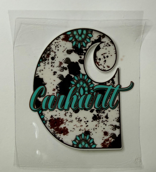 Teal/ Cow Carhartt