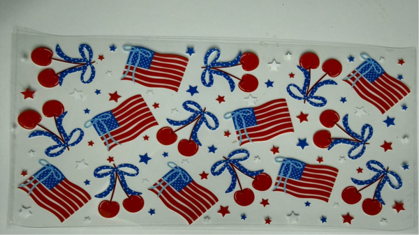 RWB Flags and Cherries