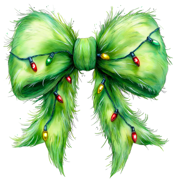 Grinch Bow