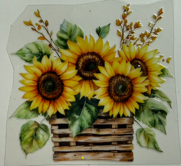 Sunflower Basket