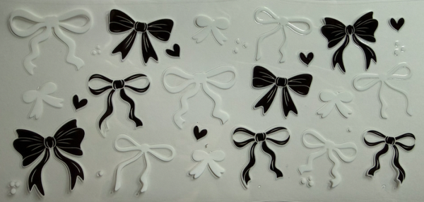 Black and White Bows
