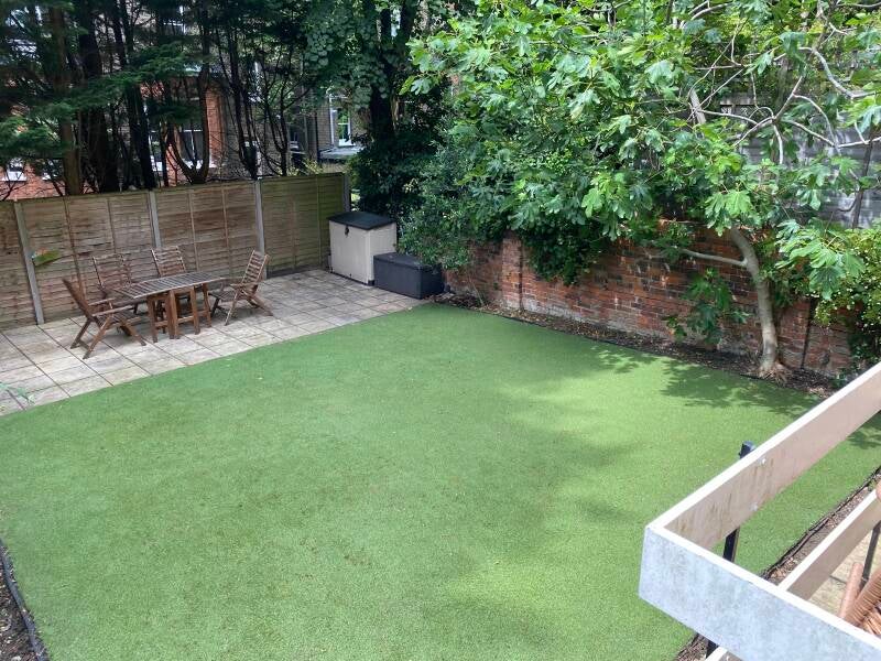 garden after tidy up in london nw6