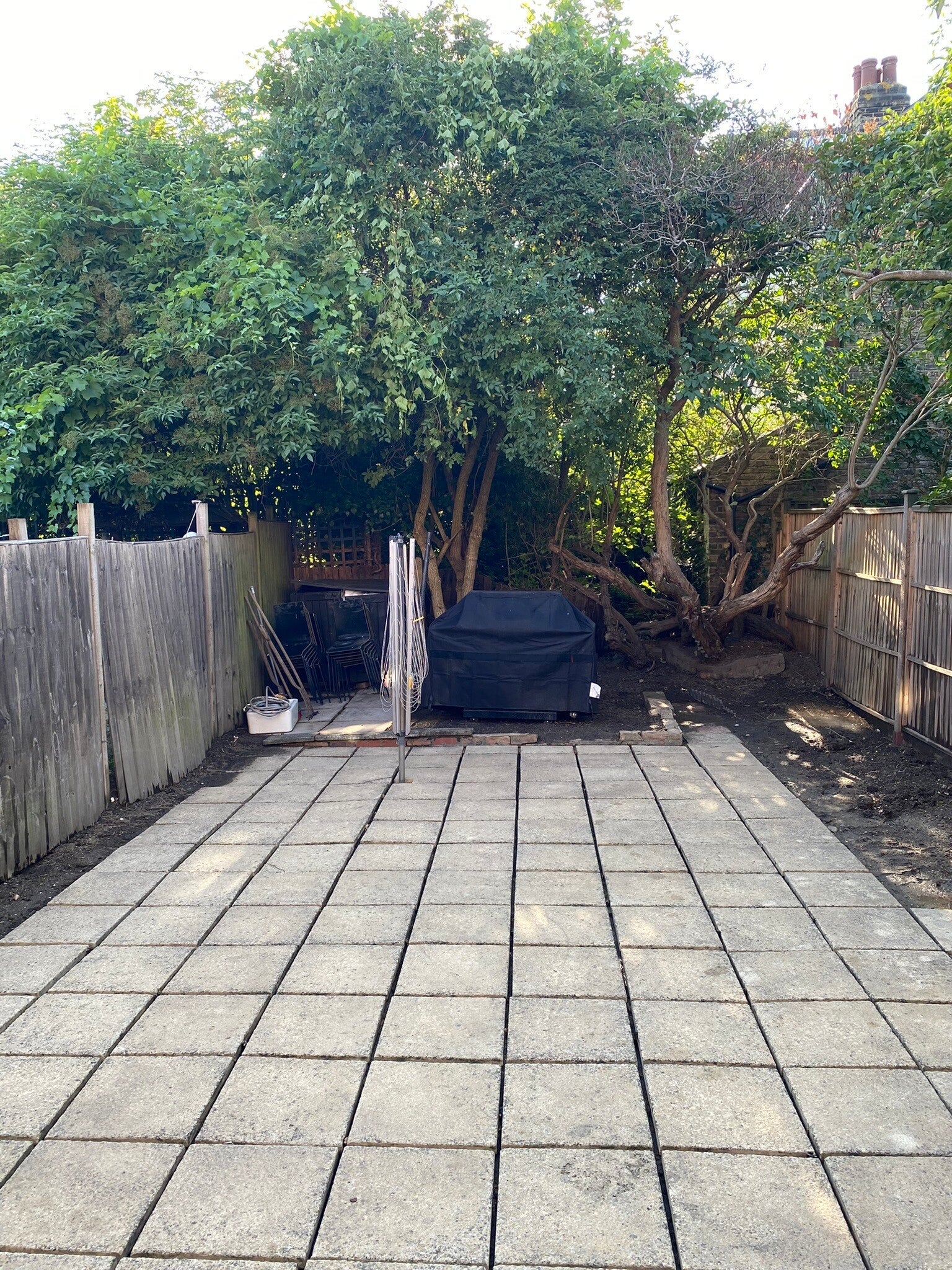 patio following jet wash in london nw10
